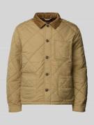 Polo Ralph Lauren Regular Fit Steppjacke mit Kentkragen in Khaki, Größ...