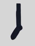 Falke Socken mit Label-Detail Modell 'MILANO' in Marine, Größe 39/40