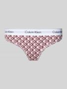 Calvin Klein Underwear String mit elastischem Logo-Bund in Rosa, Größe...