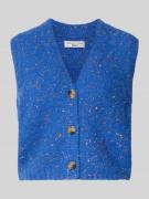 Marc O'Polo Denim Regular Fit Pullunder aus Schurwoll-Mix in Royal, Gr...