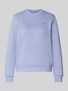 Tommy Jeans Regular Fit Sweatshirt aus Baumwoll-Mix in Lavender, Größe...