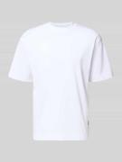 BOSS Orange Regular Fit T-Shirt aus Baumwoll-Mix Modell 'TEETIM' in We...