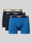 BOSS Trunks aus Baumwoll-Mix im 3er-Pack Modell 'BOXER' in Blau, Größe...