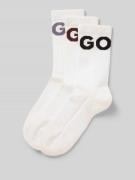 HUGO Socken aus Baumwoll-Mix im 3er-Pack Modell 'ICONIC' in Weiss, Grö...