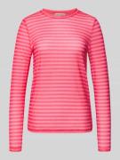 LOLLYS LAUNDRY Longsleeve mit geripptem Rundhalsausschnitt Modell 'Iri...