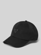 Guess Base Cap mit Logo-Applikation in Black, Größe 1
