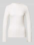 OH APRIL Semitransparentes Longsleeve Modell 'Zahara Lace' in Offwhite...