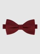 Blick Fliege aus reiner Seide in Metallic Rot, Größe 1