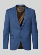 bugatti 2-Knopf-Sakko mit Reverskragen in Blau, Größe 102