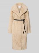 LeGer by Lena Gercke Mantel aus Kunstfell Modell 'Indira' in Offwhite,...