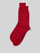 Christian Berg Men Socken mit Label-Print im 2er-Pack in Rot, Größe 39...