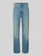 Tommy Hilfiger Straight Fit Jeans aus reiner Baumwolle im Used Look Mo...