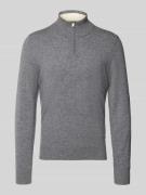 BOSS Regular Fit Troyer aus Schurwoll-Kaschmir-Mix Modell 'HEMARLO' in...