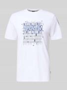 BOSS Regular Fit T-Shirt aus reiner Baumwolle Modell 'THOMPSON' in Wei...