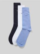 BOSS Socken aus Baumwoll-Mix im 3er-Pack Modell 'UNI' in Hellblau, Grö...