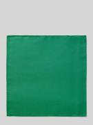Monti Fein strukturiertes Einstecktuch aus Seide in Gruen, Größe 1