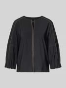 Marc Cain Hoodie mit Label-Print in BLACK, Größe 34