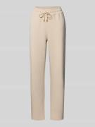 JOOP! Sweatpants mit elastischem Bund Modell 'Twinka' in Beige, Größe ...