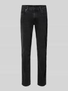 bugatti Regular Fit Jeans mit Eingrifftaschen in Anthrazit, Größe 32/3...