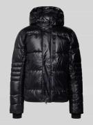 Tom Tailor Regular Fit Steppjacke mit Kapuze in Black, Größe L