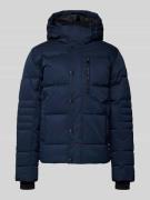 Tom Tailor Regular Fit Steppjacke mit Kapuze in Marine, Größe L