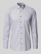 OLYMP Level Five Slim Fit Businesshemd mit Button-Down-Kragen in Weiss...