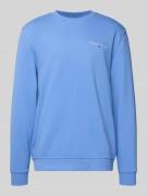Tommy Jeans Regular Fit Sweatshirt aus Baumwoll-Mix in Hellblau, Größe...