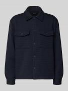 MCNEAL Hemdjacke mit Knopfleiste in Dunkelblau, Größe L