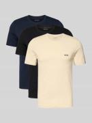 BOSS Regular Fit T-Shirt im 3er-Pack aus reiner Baumwolle in Offwhite,...