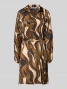 ZABAIONE Minikleid aus Viskose mit Bindegürtel Modell 'Be44atricee' in...