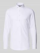 Jake*s Super Slim Fit Businesshemd aus Baumwoll-Mix in Weiss, Größe 39...