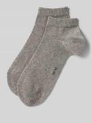 Falke Socken mit geripptem Abschluss im 2er-Pack in Mittelgrau Melange...