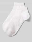 Falke Socken mit geripptem Abschluss im 2er-Pack in Weiss, Größe 39-42