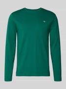 Gant Longsleeve mit Label-Stitching in Dunkelgruen, Größe 4XL