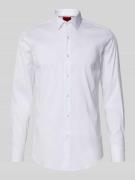 HUGO Business-Hemd mit Kentkragen Modell 'KENNO' in Weiss, Größe 40