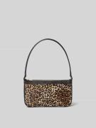 Anine Bing Handtasche mit Label-Print in Mittelbraun, Größe 1