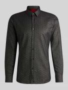 HUGO Super Slim Fit Businesshemd aus Baumwoll-Mix Modell 'ELISHA02' in...