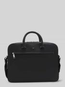 BOSS Laptoptasche in Leder-Optik Modell 'RAY' in Black, Größe 1