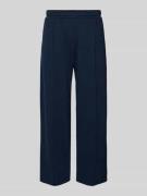 REVIEW Sweathose mit Biese und Varsiety Embleme in Marine, Größe L