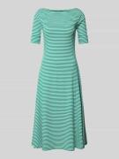 Lauren Ralph Lauren Midikleid mit U-Boot-Ausschnitt Modell 'MUNZIE' in...