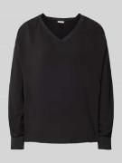 Street One Bluse mit Pattentaschen in BLACK, Größe 34