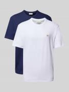 Calvin Klein Jeans T-Shirt mit Label-Detail im 2er-Pack in Marine, Grö...