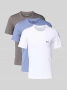 BOSS Regular Fit T-Shirt im 3er-Pack aus reiner Baumwolle in Blau, Grö...