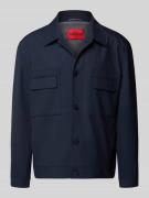 HUGO Regular Fit Hemdjacke mit Viskose-Anteil Modell 'JULIANO' in Mari...