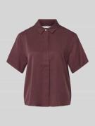 Samsøe Samsøe Regular Fit Bluse aus Lyocell mit verdeckter Knopfleiste...
