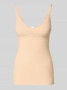 Skiny Unterhemd mit herausnehmbaren Pads in Beige, Größe 36