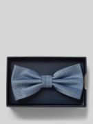 Willen Fliege aus reiner Seide mit verstellbarer Kragenweite in Jeansb...