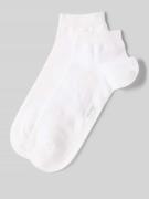 Falke Socken mit geripptem Abschluss im 2er-Pack in Weiss, Größe 39-42