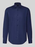 BOSS Regular Fit Businesshemd aus Baumwoll-Mix Modell 'JOE' in Marine,...