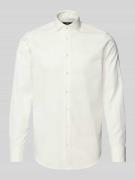 Jake*s Regular Fit Businesshemd aus Twill in Ecru, Größe 37/38